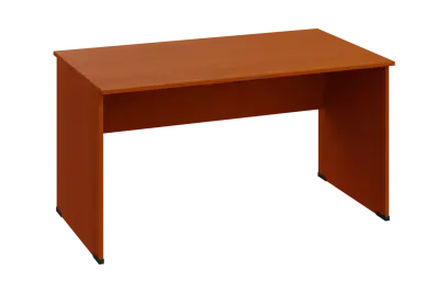 EPL 28 - 14 stůl kancelářský, dřevěná podnož, deska 25 mm, široký 1400 mm, třešeň šumavská